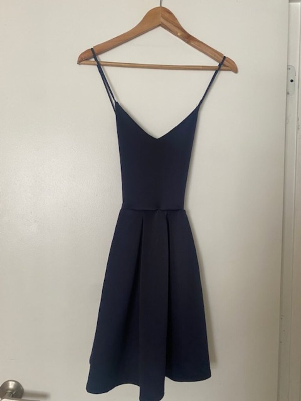 Cute Classy Strappy Navy Blue Dress